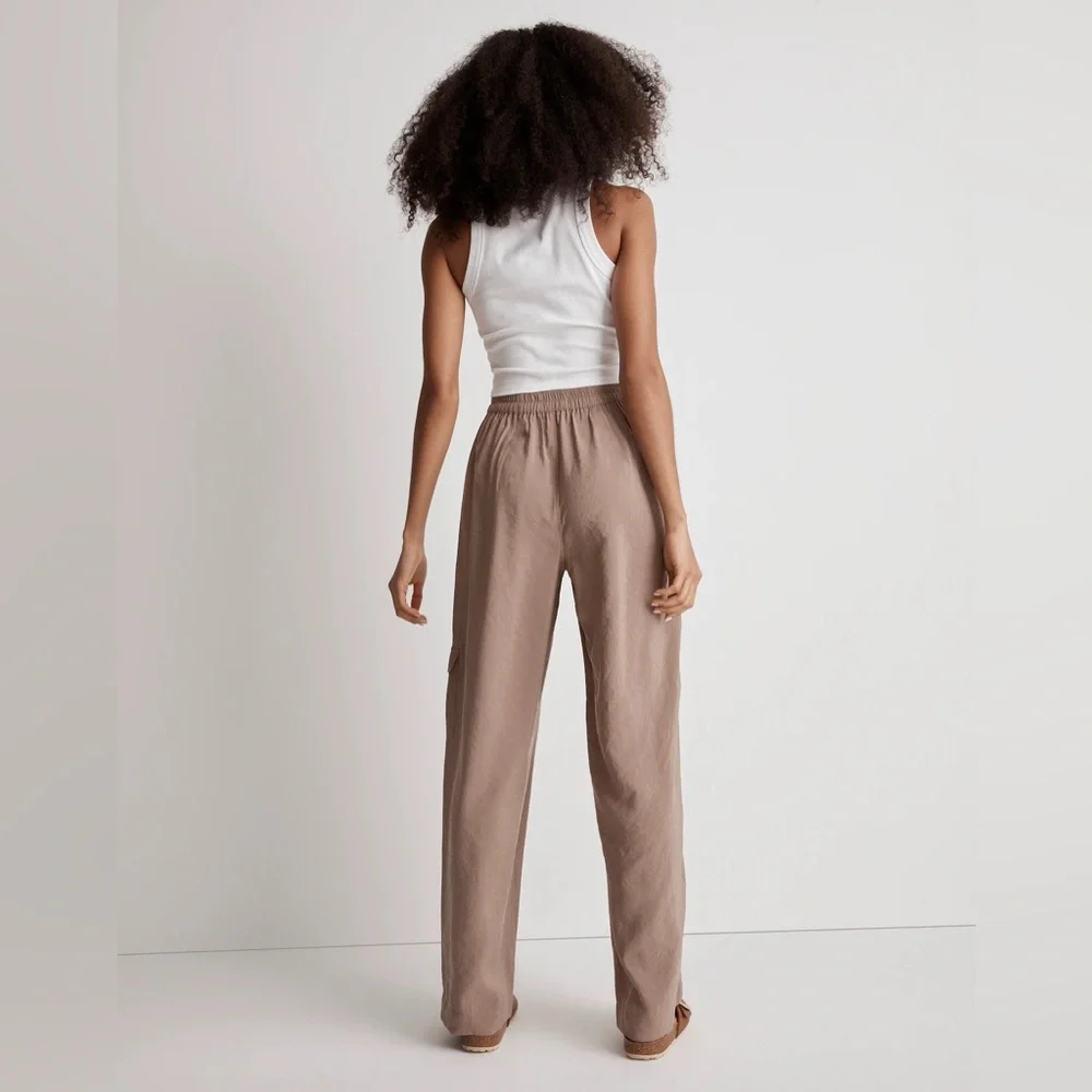 NWOT Madewell Straight Cargo Pants in Softdrape 2X - Picture 3 of 13